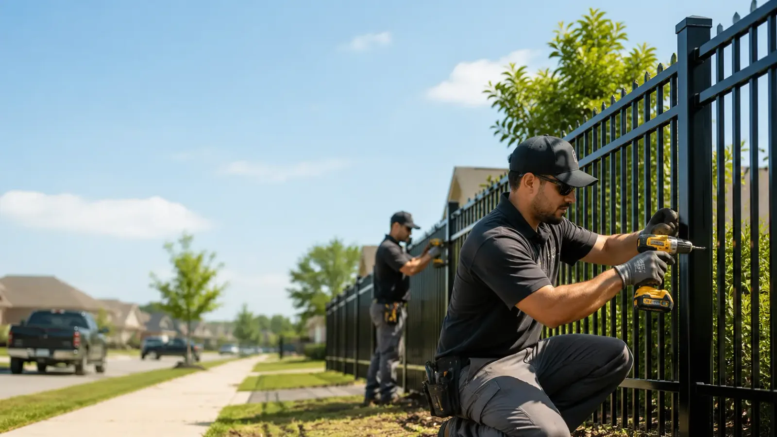 Metal Fence Installation in Williamsburg, PA
